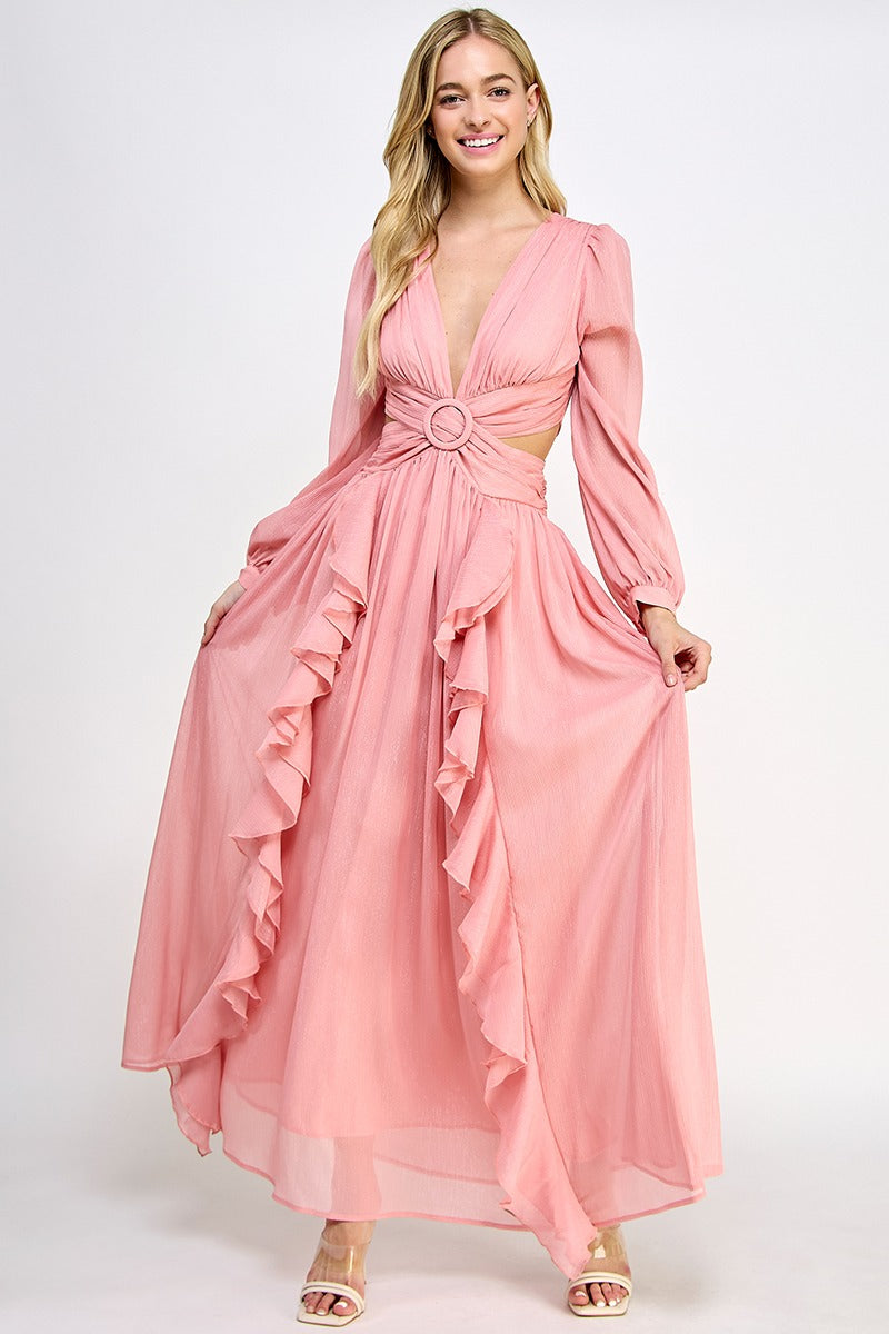 Vestido Long Ruffle
