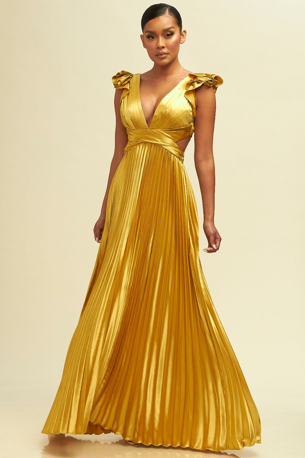 Vestido Luxe Metallic