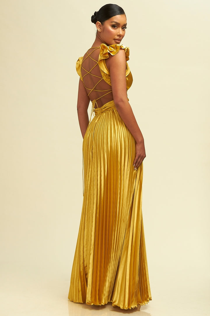 Vestido Luxe Metallic