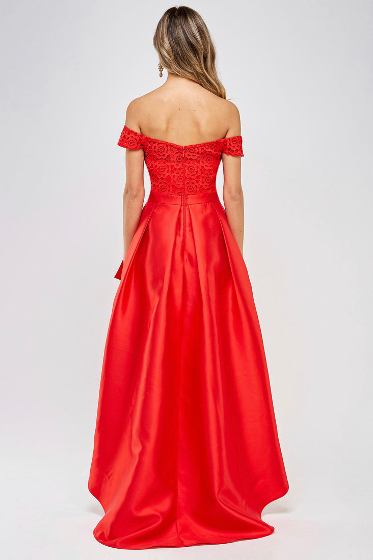 Vestido cola de pato