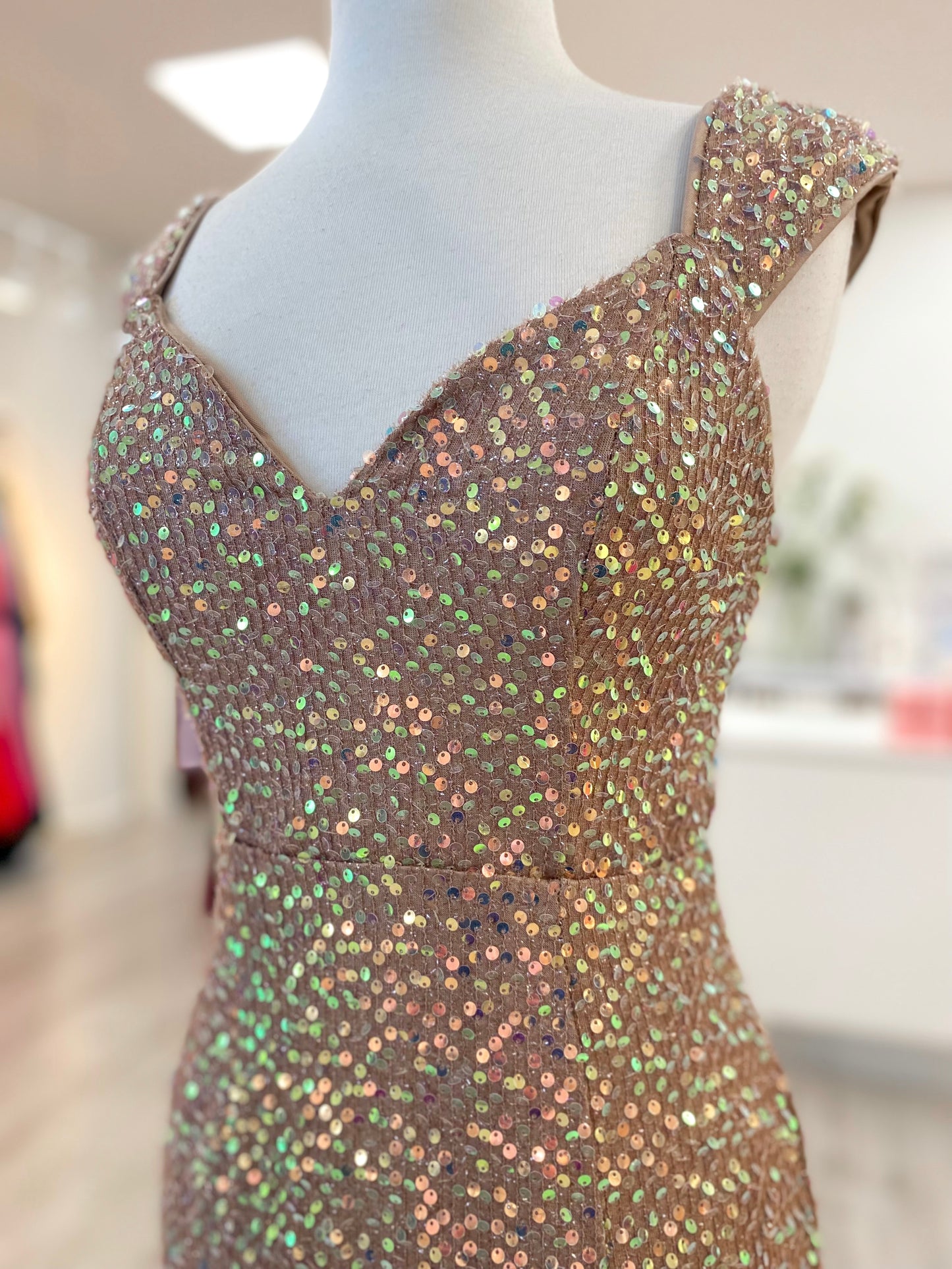 Vestido Foliage Royal