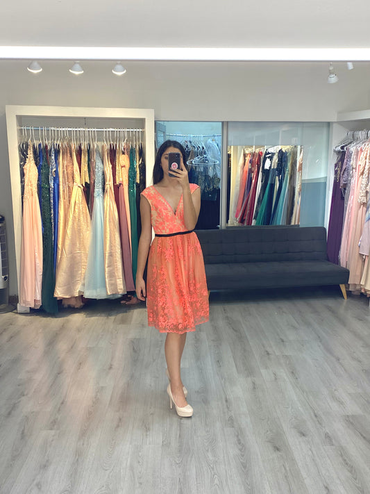 Vestido Coral Neon